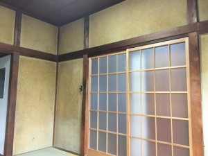 和室の壁は京壁