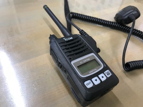 アイコムのデジタル簡易無線機IC-DPR6