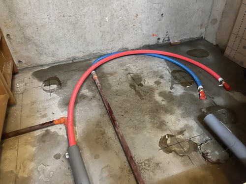 配管位置の変更