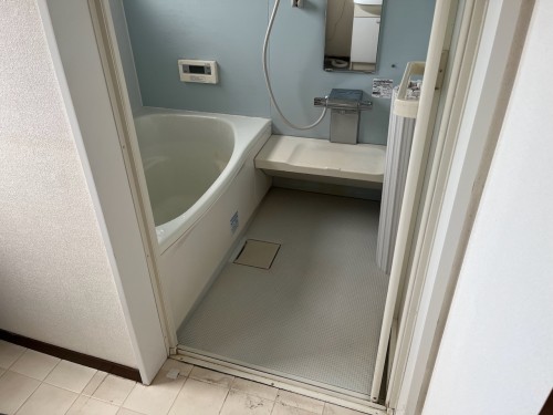 リフォーム前のお風呂は0.75坪のシステムバス