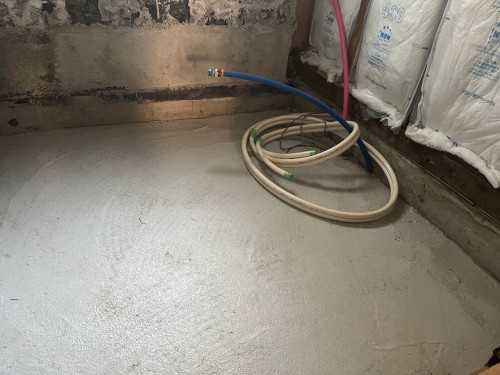 土間コンクリート打ち