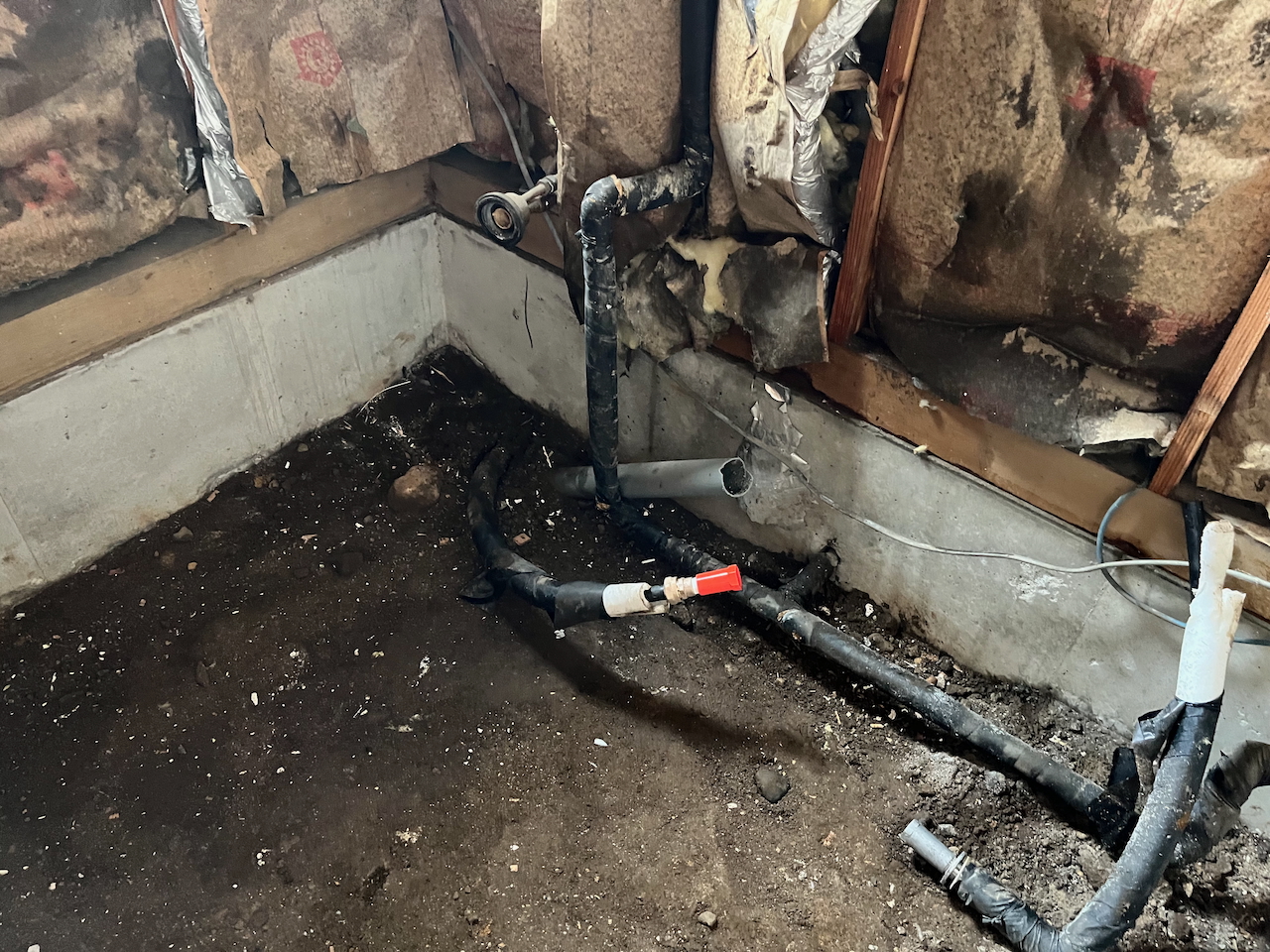 システムバス解体後