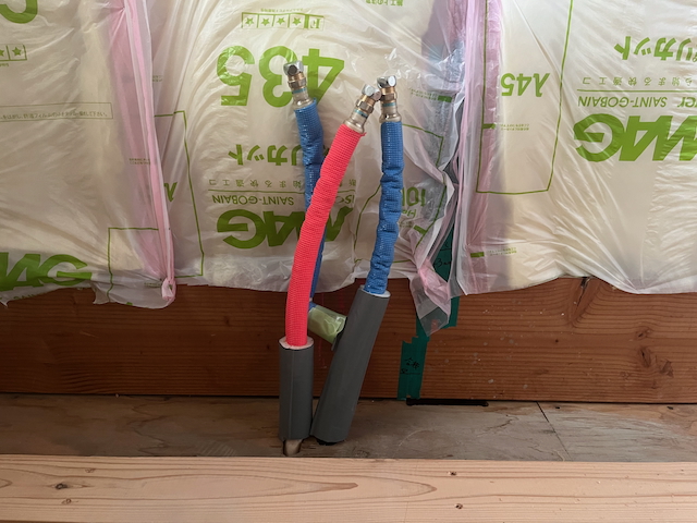 配管工事架橋ポリエチレン管