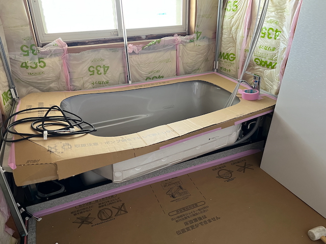 TOTOシステムバスシンラの組立