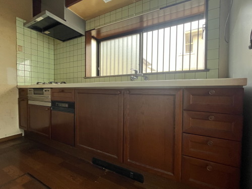 リフォーム前のシステムキッチン