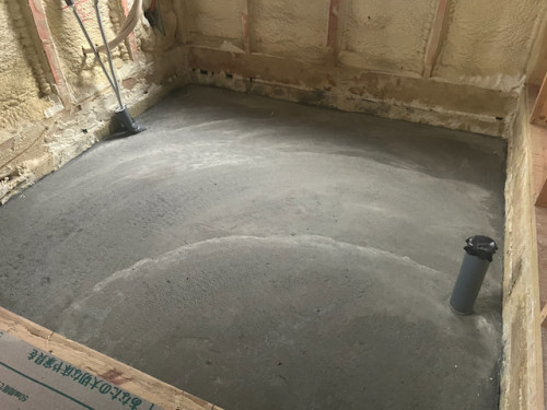 土間コンクリート打ち