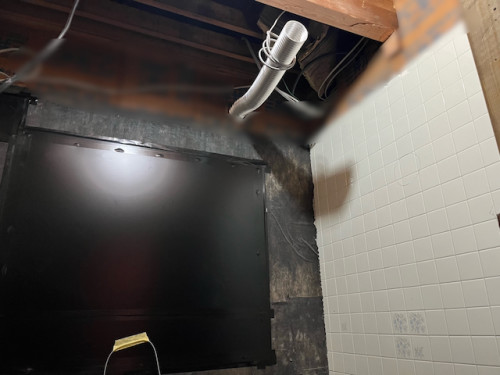 換気扇(浴室換気暖房乾燥機)のダクト工事